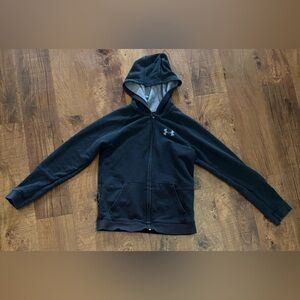 Under Armour unisex boy girl youth full zip hoodie jacket large 14/16